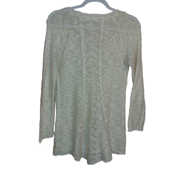 Solitaire Long Sleeve Lave Boho Top- size S - Picture 2 of 4